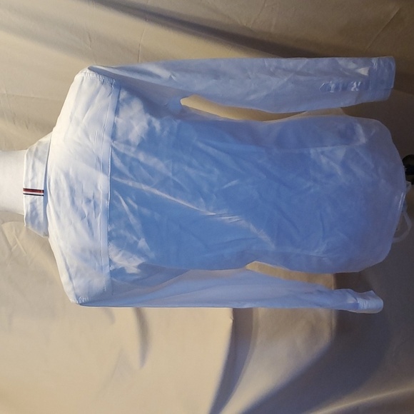 Tommy Hilfiger Fitted White Dress Shirt SZ 10 - Picture 5 of 9